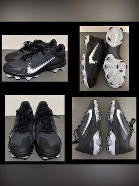 Nike Force Trout 8 Pro MCS Black Men's Baseball Cleats size 11 NEW NO BOX!